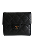 Chanel Classic Trifold Wallet, front view